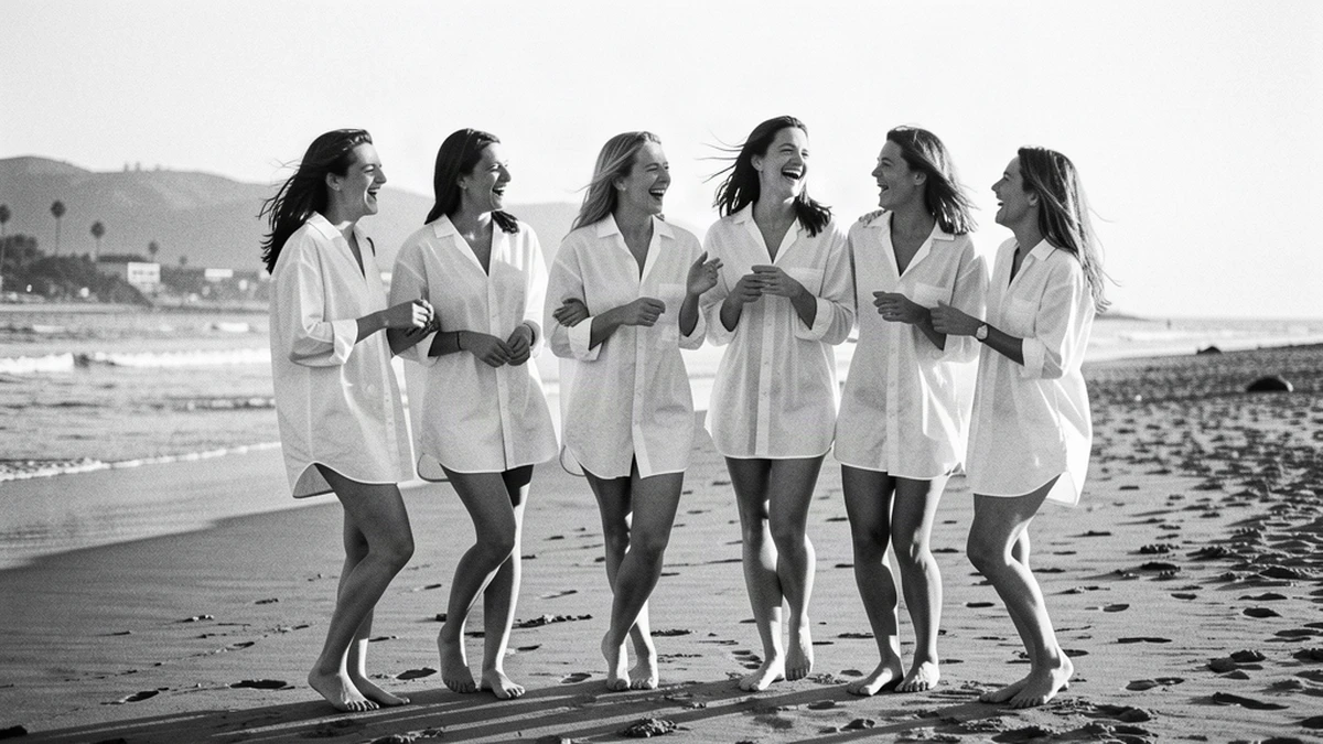 Peter Lindbergh — White Shirts, Santa Monica, 1988 : quand la mode a cessé de mentir
