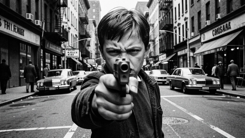 William Klein — Gun 1, New York, 1955