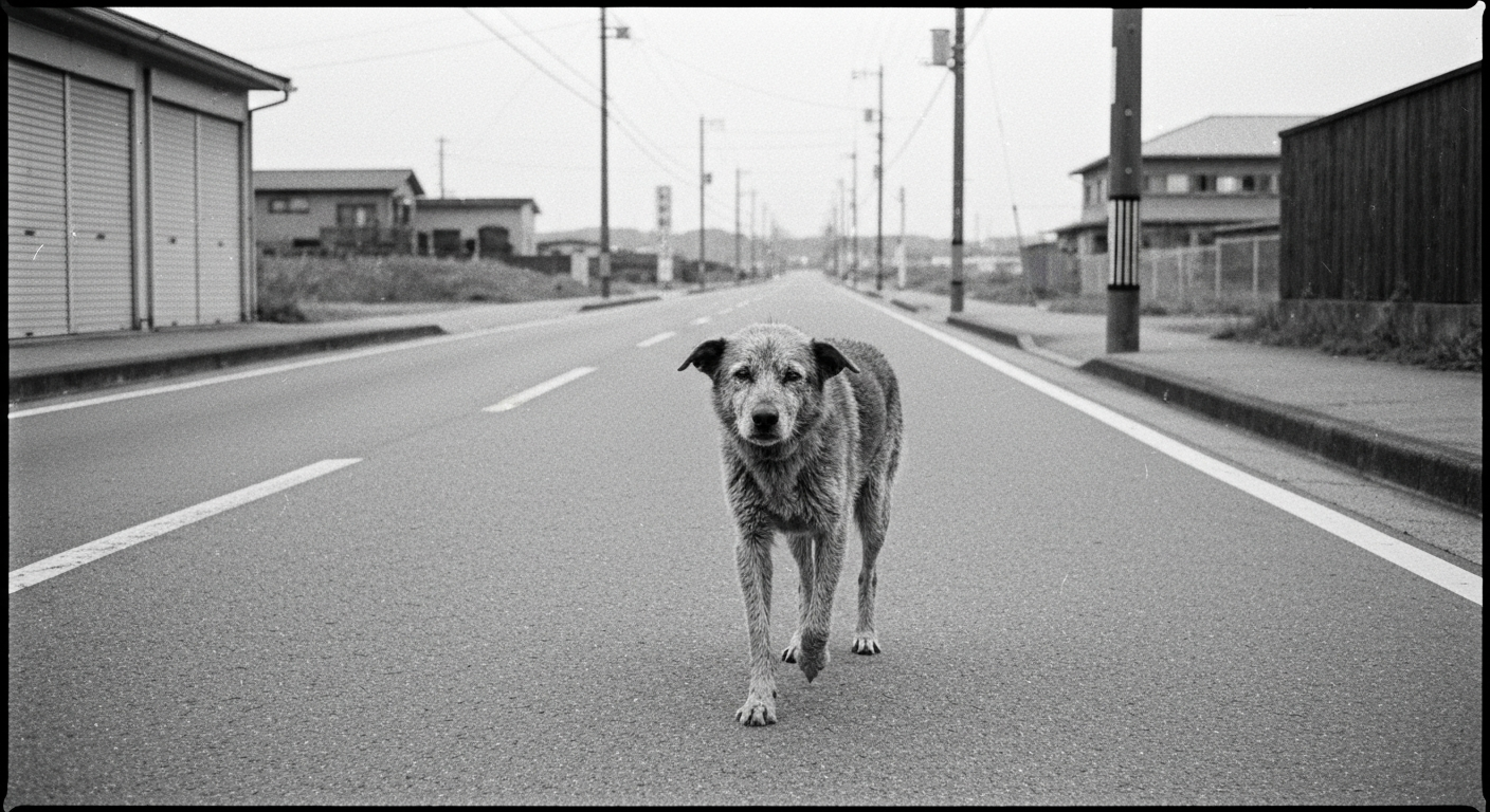 Daido Moriyama — Stray Dog, Misawa, 1971
